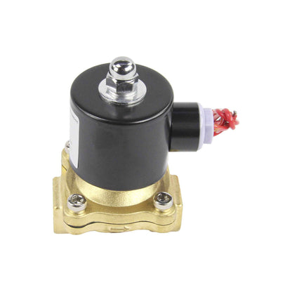 Two way normally closed direct acting electric solenoid valve DNOVA VS2W-100V-NC VITON 220V, body material - brass, seal - Viton