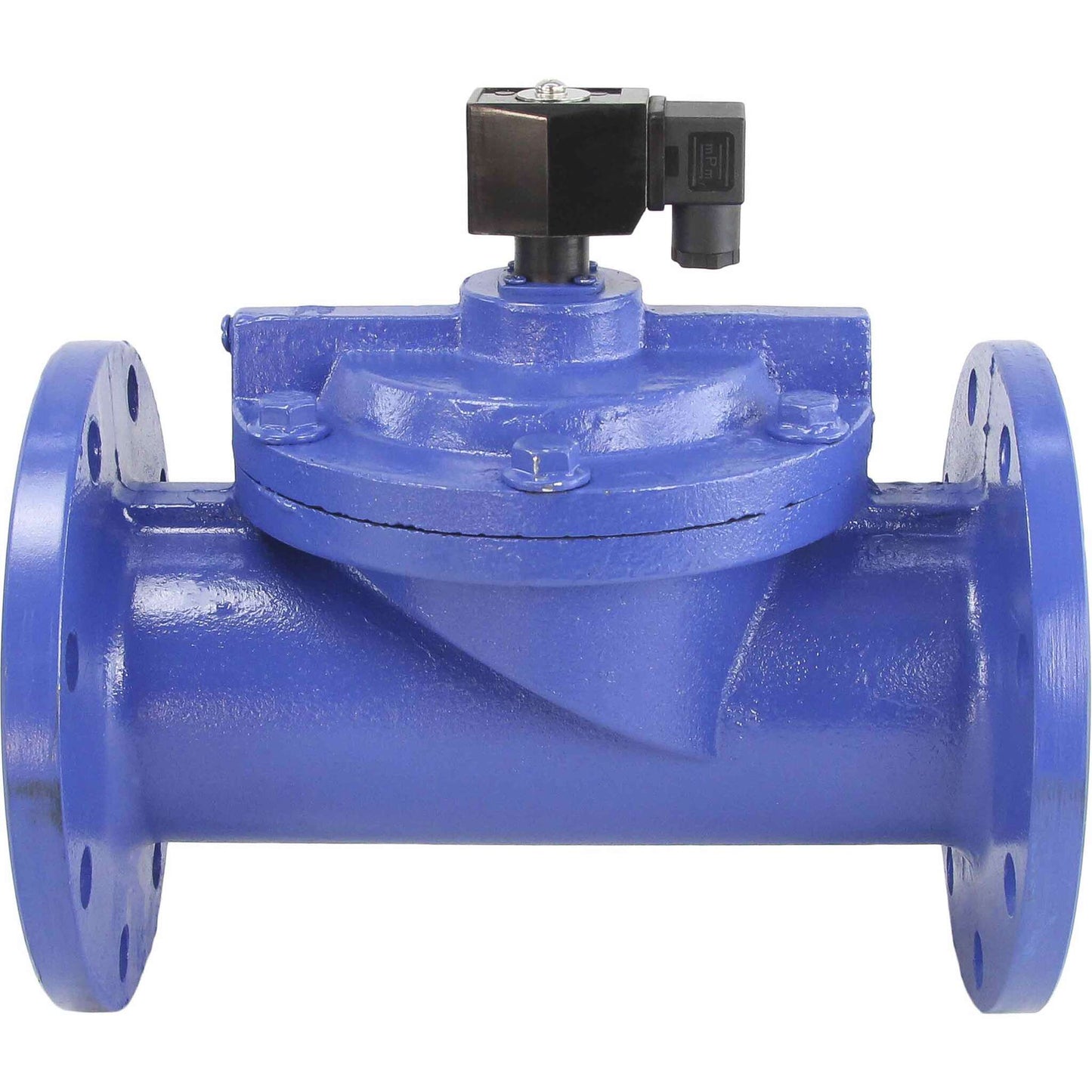 Two way normally closed indirect acting electric solenoid valve DNOVA VSF-602V-PU-NC VITON 110/220V, body material - cast iron, seal - Viton