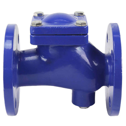 Ball check valve DNOVA VCB1414N-F 16 bar with drain plug, body material - cast iron GGG50, closure element material - cast iron GGG50, seal - NBR