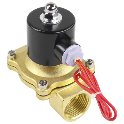 Two way normally closed direct acting electric solenoid valve DNOVA VS2W-100N-NC NBR 220V, body material - brass, seal - NBR
