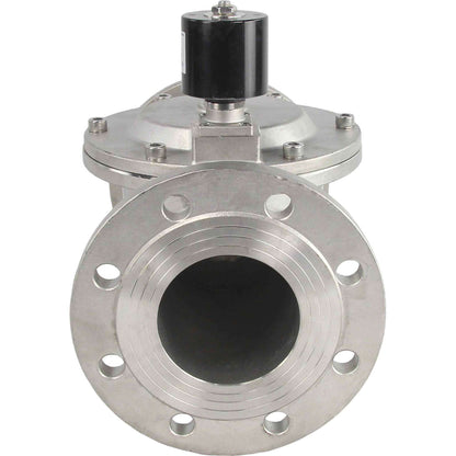 Two way normally closed indirect acting electric solenoid valve DNOVA VSF-601V-PU-NC VITON 110/220V, body material - stainless steel AISI 304, seal - Viton
