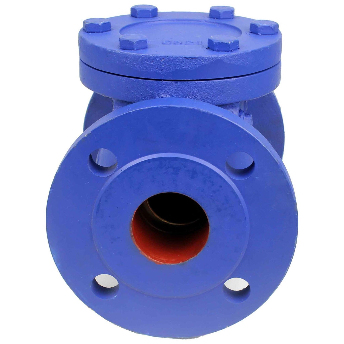 Swing check valve DNOVA 302A, body material - cast iron GG25, closure element material - stainless steel AISI 420, seal - stainless steel