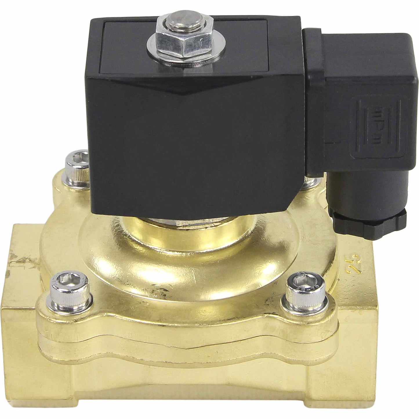Two way normally closed direct acting electric solenoid valve DNOVA VS2W-200N-NC NBR 220V, body material - brass, seal - NBR