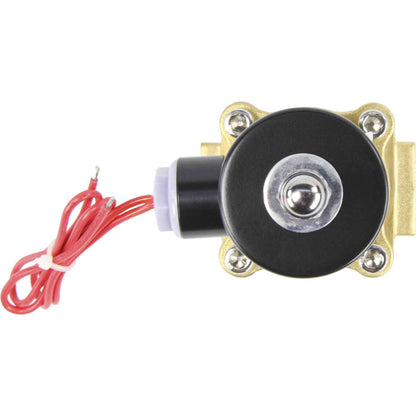 Two way normally closed direct acting electric solenoid valve DNOVA VS2W-100N-NC NBR 24V, body material - brass, seal - NBR