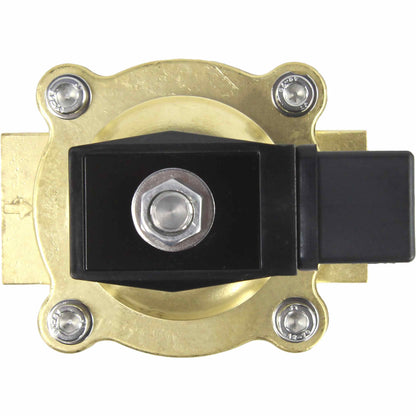Two way normally closed direct acting electric solenoid valve DNOVA VS2W-200N-NC NBR 220V, body material - brass, seal - NBR