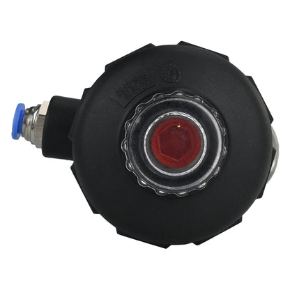 Pneumatic valve DNOVA VS324PV-T-1PNC PSI362, body material - stainless steel CF8M, threaded, Y-shaped