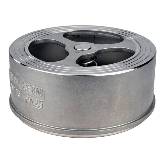 Spring check valve DNOVA VCS3232-Fb 25 bar body material - stainless steel AISI 316, locking material - stainless steel AISI 316, compact flanged