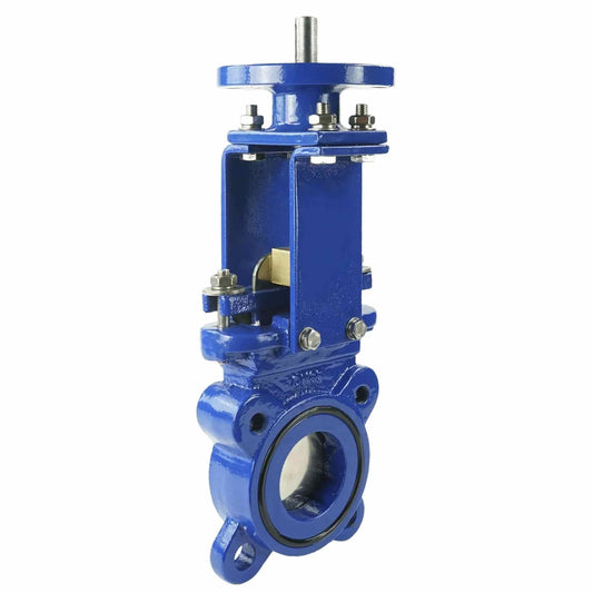 Knife gate valve DNOVA GVKN1331N-2W-Fb-ISO, body material - cast iron GGG40, knife material - stainless steel AISI 304, seal - NBR, stem only