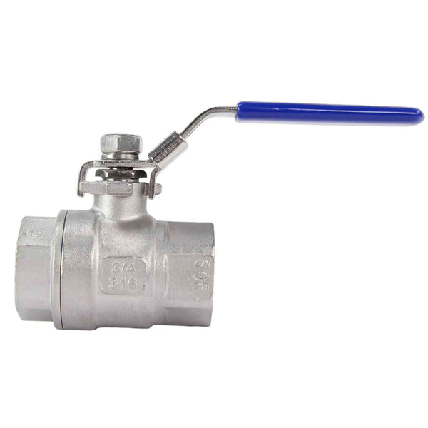 Stainless steel ball valve DNOVA BV3232P(2pn)-FP-T-H full port, Threaded connection, with handle