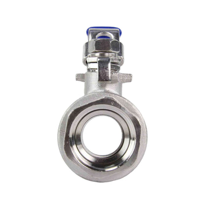 Stainless steel ball valve DNOVA BV3232P(2pn)-FP-T-H full port, Threaded connection, with handle