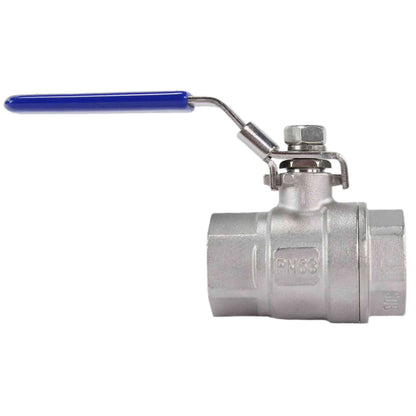 Stainless steel ball valve DNOVA BV3232P(2pn)-FP-T-H full port, Threaded connection, with handle
