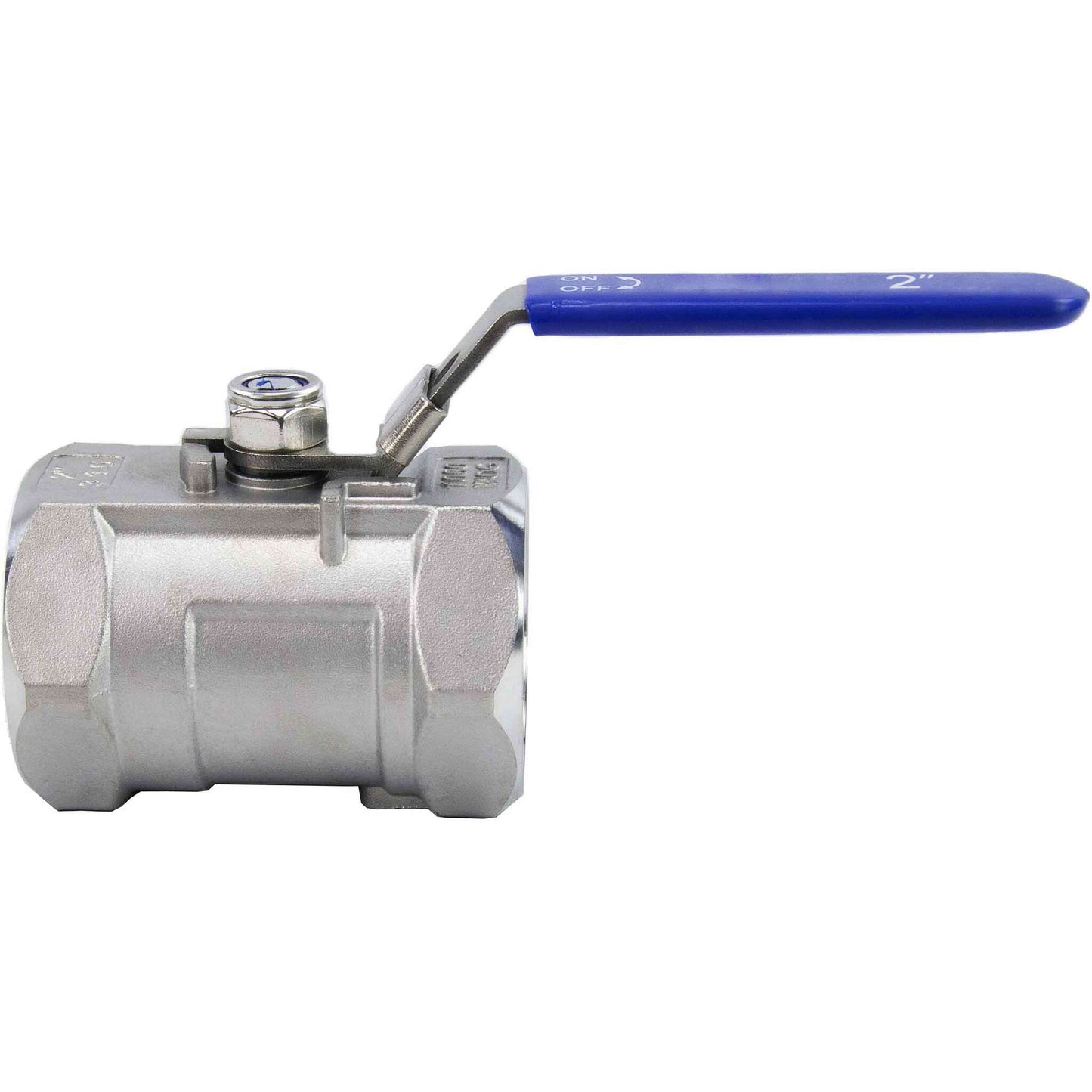 Stainless steel ball valve DNOVA BV3232P-SP-T-H PN63 standard port, Threaded, with handle