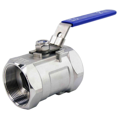 Stainless steel ball valve DNOVA BV3232P-SP-T-H PN63 standard port, Threaded, with handle