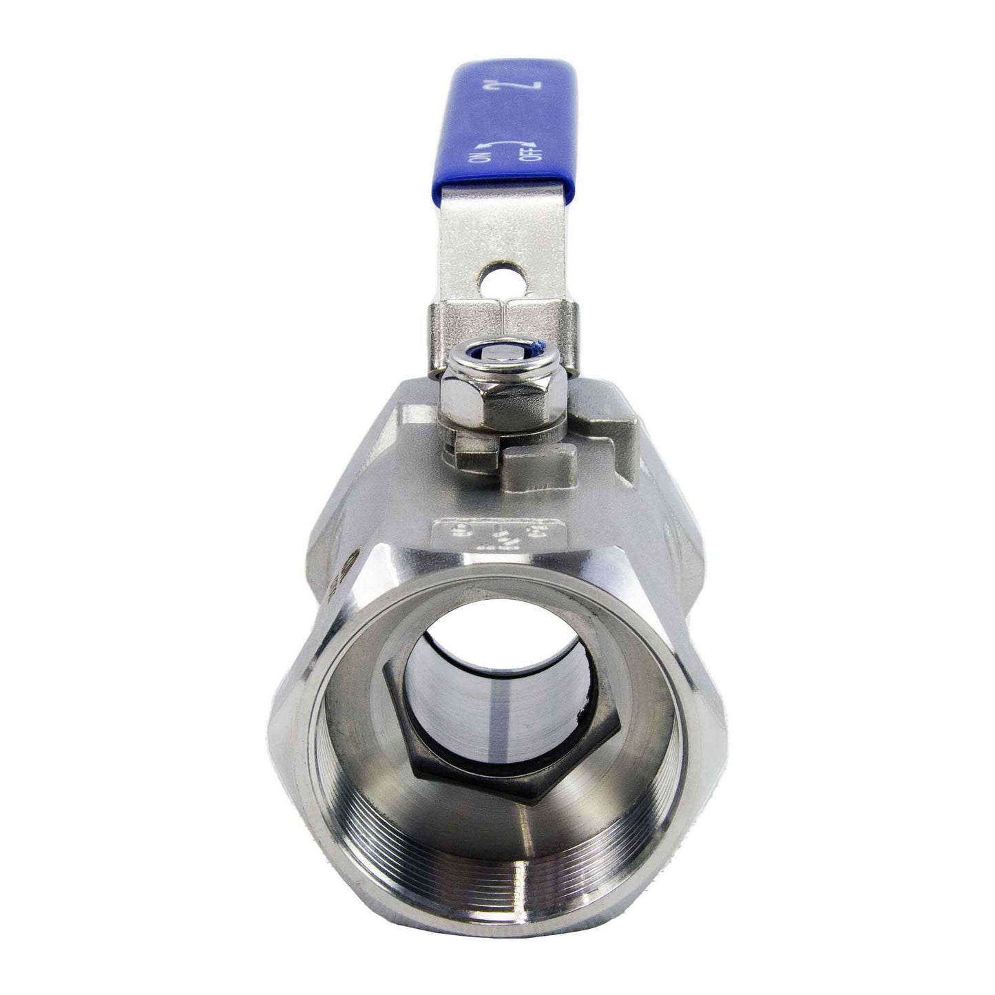 Stainless steel ball valve DNOVA BV3232P-SP-T-H PN63 standard port, Threaded, with handle