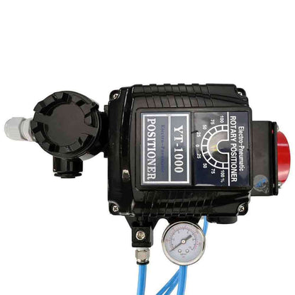 Stainless steel ball valve DNOVA 3h-l-rpss316200mm-iso-pnevpr-sa-epp-soz, body material - stainless steel AISI 316, ball material - stainless steel AISI 316, seal - PTFE, pneumatic actuator operated