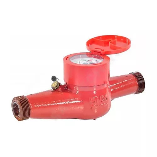 Contador de agua DNOVA MKU2 universal, de aleta, no volátil, multichorro, de fundición, roscado