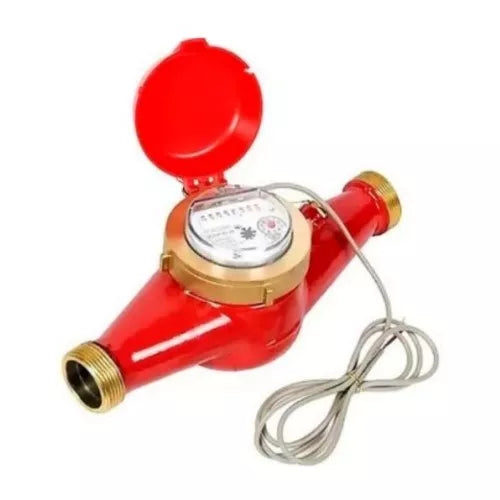 Contador de agua DNOVA MKU2i universal, impulsor, con salida de pulsos, multichorro, fundición, roscado