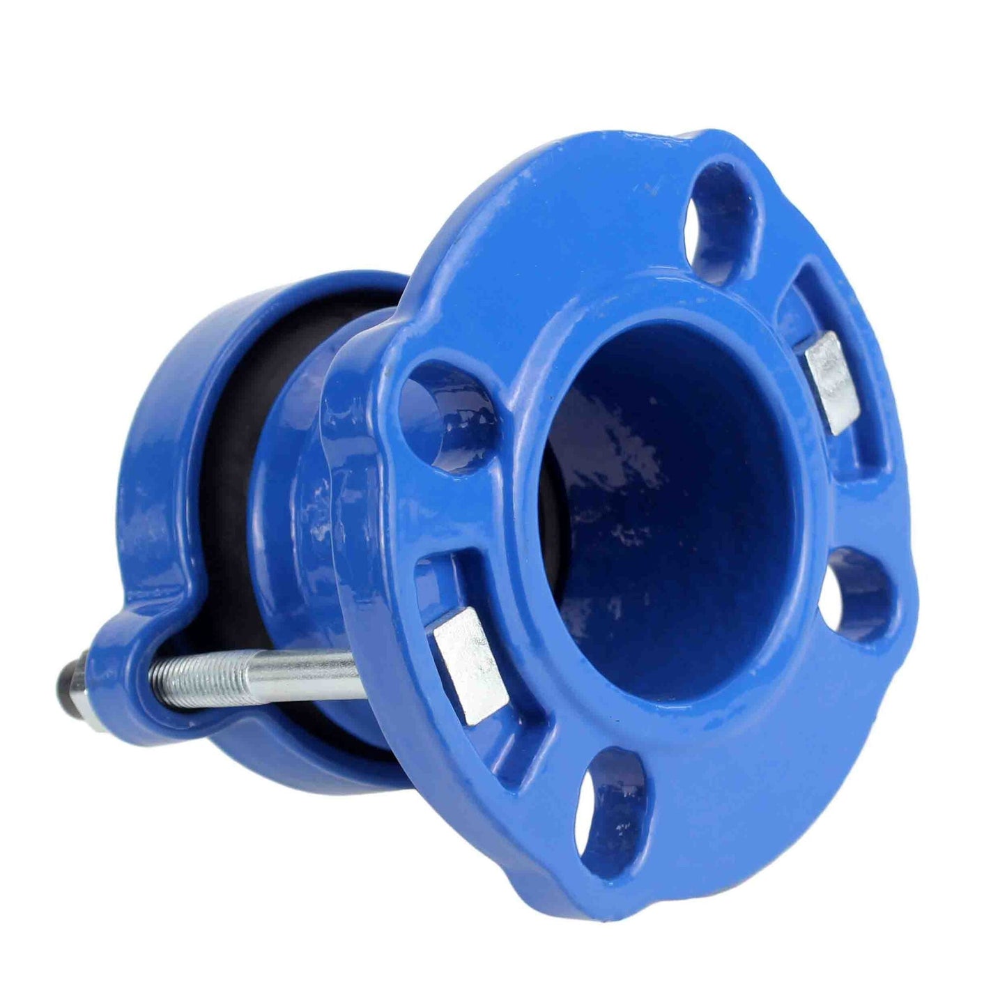 Flange adapter DNOVA CCFS1414E-FS, body material - cast iron GGG50, seal - PTFE