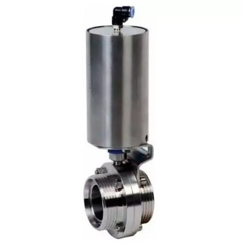 Pneumatic actuators with return springs DNOVA PA-SA-85 for food gates WBV3131E-2W-W/T/C, diameter - 85mm, pressure - 4-7bar, body - stainless steel 304