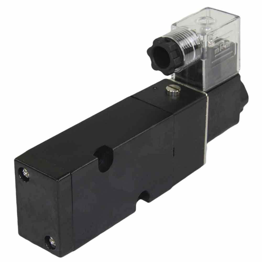 Pneumatic distributor DNOVA 4M310-08, body material - anodized aluminum