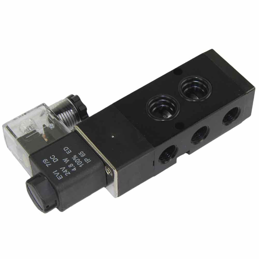 Pneumatic distributor DNOVA 4M310-08, body material - anodized aluminum