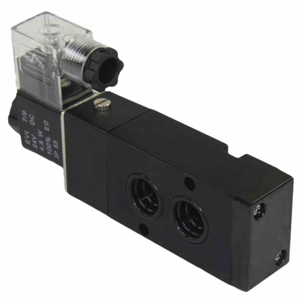 Pneumatic distributor DNOVA 4M310-08, body material - anodized aluminum