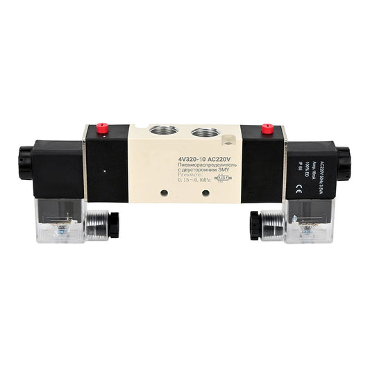 Pneumatic distributor DNOVA 4V320 AC220V, 8 mm working channels, with two-way electromagnetic control