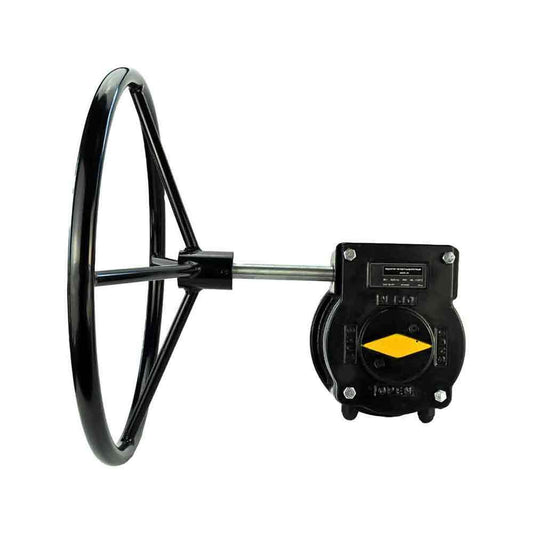Quarter-turn gearbox DNOVA HARC, body material - aluminium alloy