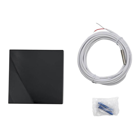 Floor heating thermostat DNOVA T03ST-WF, body material - plastic, color - black, electronic control