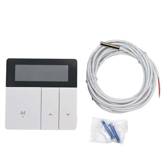 Floor heating thermostat DNOVA T1-5SM-WF, body material - plastic, color - grey, electronic control