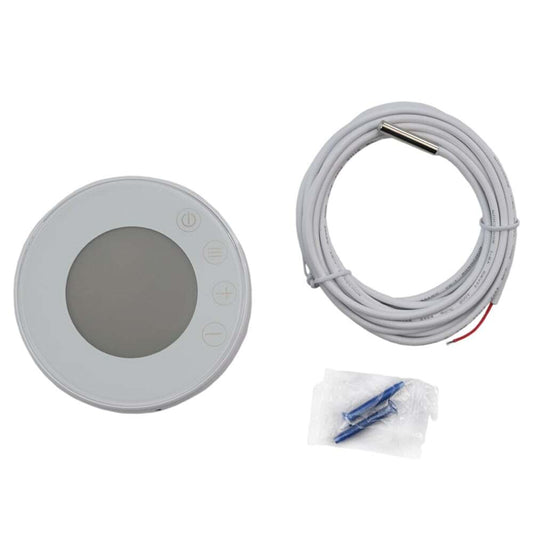 Floor heating thermostat DNOVA T2RM-WF, body material - plastic, color - white, electronic control