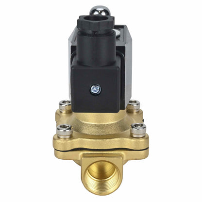 Two way normally open direct acting electric solenoid valve DNOVA VS2W-300E-NO EPDM 220V, body material - brass, seal - EPDM