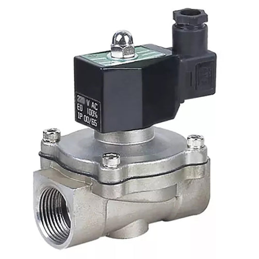 Solenoid valve DNOVA VS331-ET-NC-24VAC, body material - Stainless steel AISI 304, seal - EPDM, normally closed, coil - 24 VAC