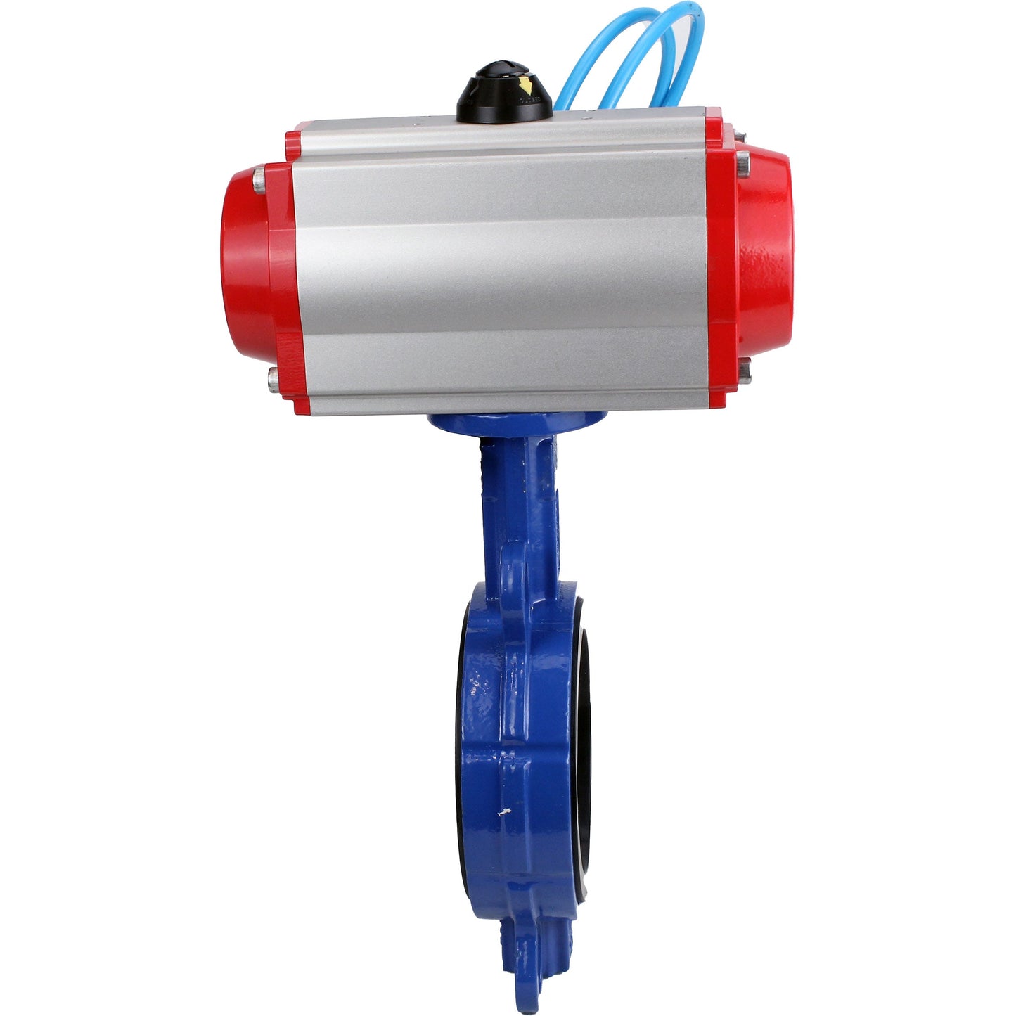 Water Butterfly Valve DNOVA WBV1413E-2W-Fb-H, body material - cast iron GGG50, disk material - cast iron GGG40, seal - EPDM, with pneumatic actuator with return springs PA-SA, 4V320-10 220V