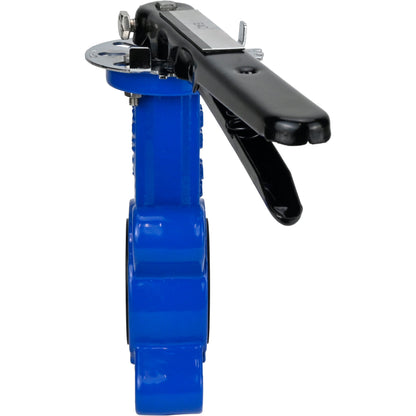 Water Butterfly Valve DNOVA WBV1616E-2W-Fb-H, body material - cast iron QT450, disk material - cast iron QT450, seal - EPDM, handle