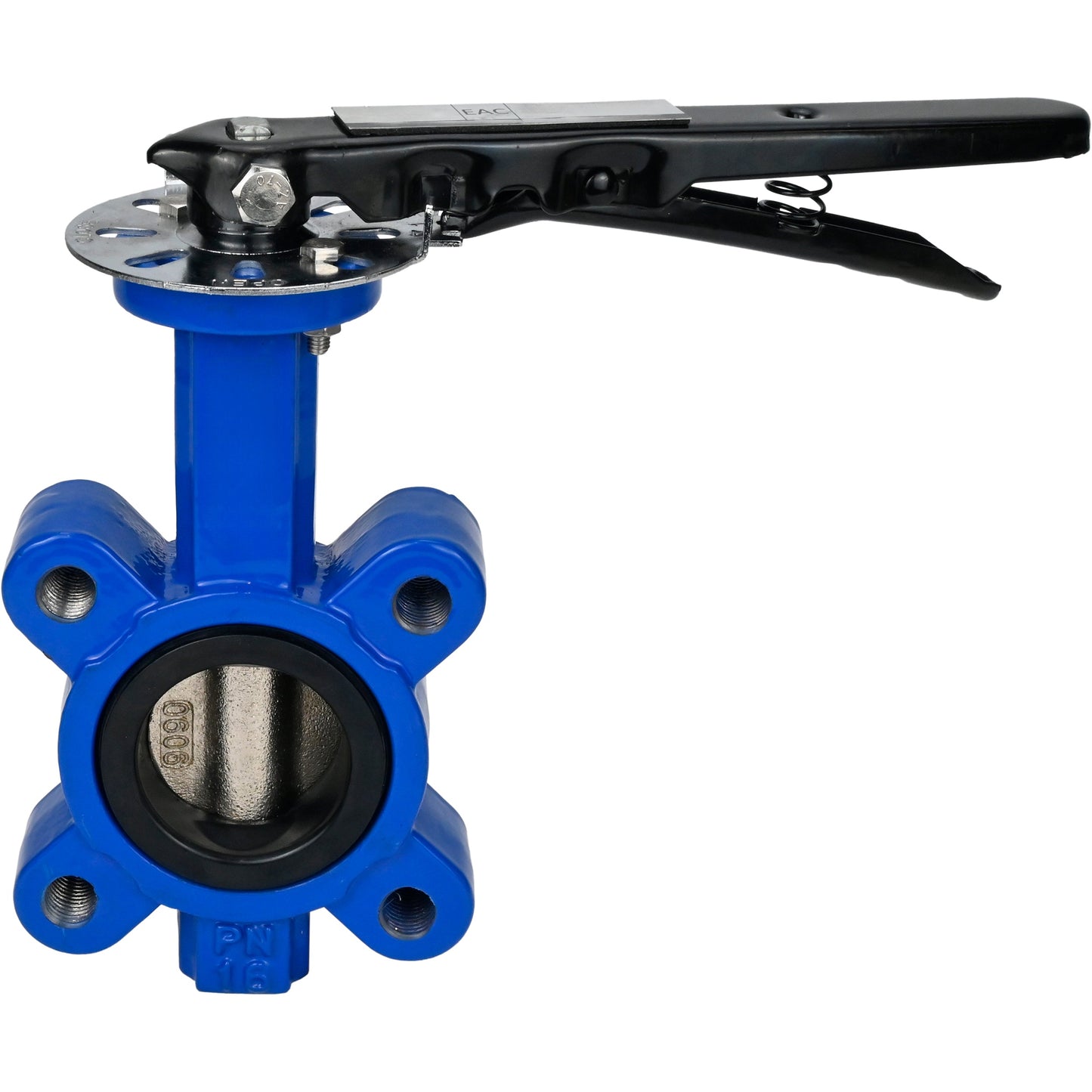 Water Butterfly Valve DNOVA WBV1616N-2W-Fb-H, body material - cast iron QT450, disk material - cast iron QT450, seal - NBR, handle