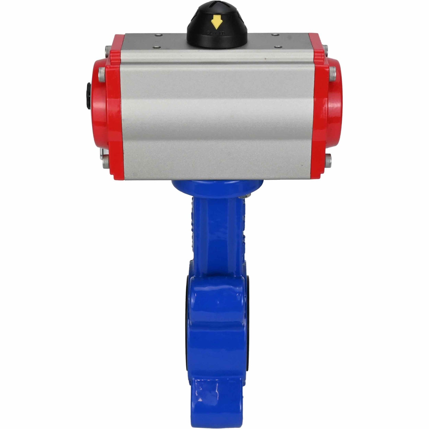 Válvula de mariposa de agua DNOVA WBV1616N-2W-Fb-H, material del cuerpo: fundición gris QT450, material del disco: fundición gris QT450, sello: NBR, actuador neumático PA-SA con resortes de retorno, 4M310-08 220V