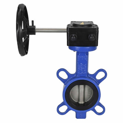 Water Butterfly Valve DNOVA WCB-316L-EPDM body material - Carbon steel WCB, disk material - Stainless steel AISI 316L, seal - EPDM with gear DNOVA HAM