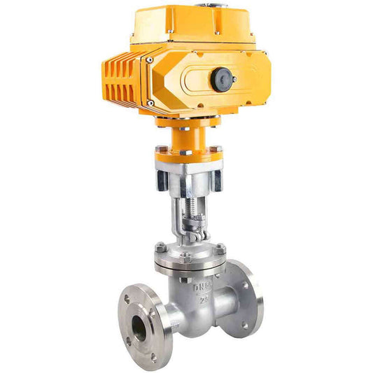Wedge gate valve DNOVA 30ss941ss PSI232 flange connection, body material – stainless steel 12KH18N9TL, seal material – metal/metal, electric actuator DNOVA MT-380, 380V
