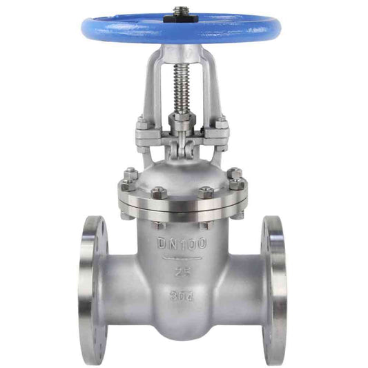 Wedge gate valve DNOVA, body material - stainless steel AISI CF8, wedge material - stainless steel AISI CF8, seal - stainless steel AISI 304, handwheel operated