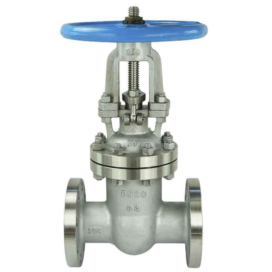 Wedge gate valve DNOVA, body material - stainless steel AISI 304, wedge material - stainless steel AISI CF8, seal - stainless steel AISI 304, handwheel operated