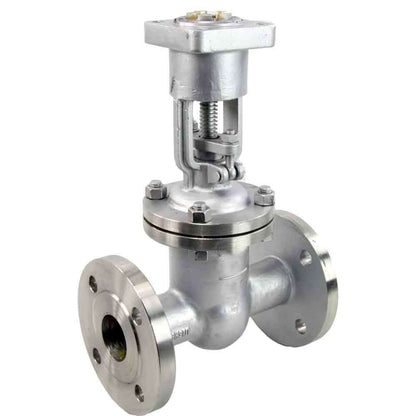 Wedge gate valve DNOVA, body material - stainless steel AISI J92630, wedge material - stainless steel AISI A216, seal - METAL, stem only
