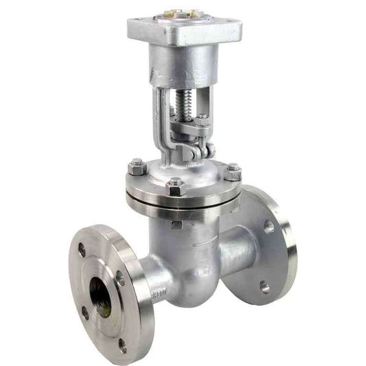 Wedge gate valve DNOVA, body material - stainless steel AISI J92630, wedge material - stainless steel AISI A216, seal - METAL, stem only