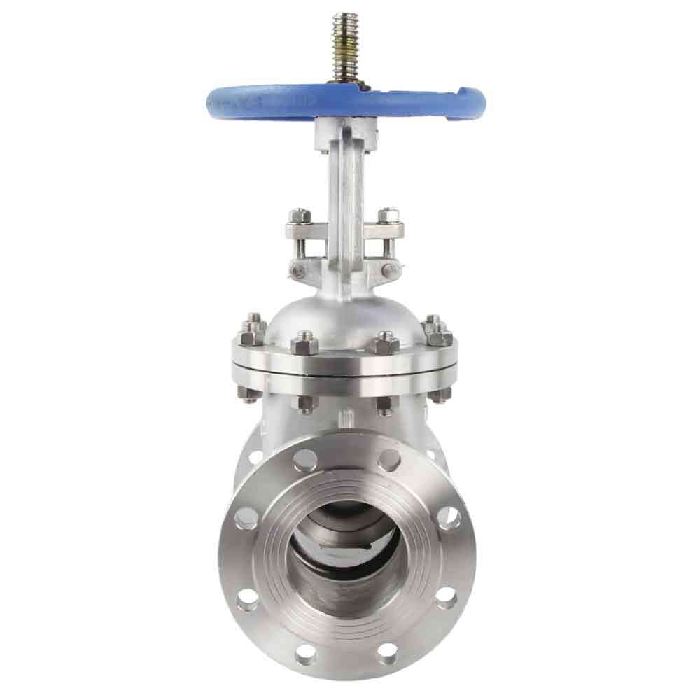 Wedge gate valve DNOVA GVWR3131M-2W-F-S, body material - stainless steel AISI CF8, wedge material - stainless steel AISI 304, seal - stainless steel AISI 304, handwheel operated