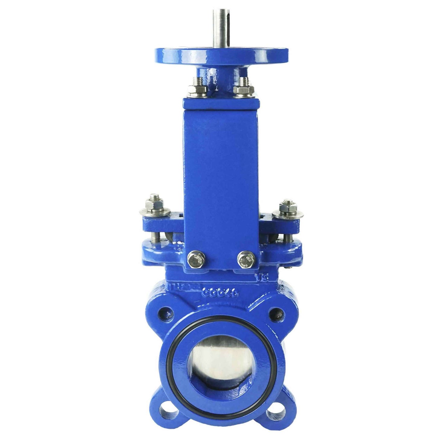 Knife gate valve DNOVA GVKN1331N-2W-Fb-ISO, body material - cast iron GGG40, knife material - stainless steel AISI 304, seal - NBR, stem only
