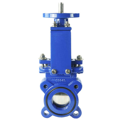 Knife gate valve DNOVA GVKN1331N-2W-Fb-ISO, body material - cast iron GGG40, knife material - stainless steel AISI 304, seal - NBR, stem only