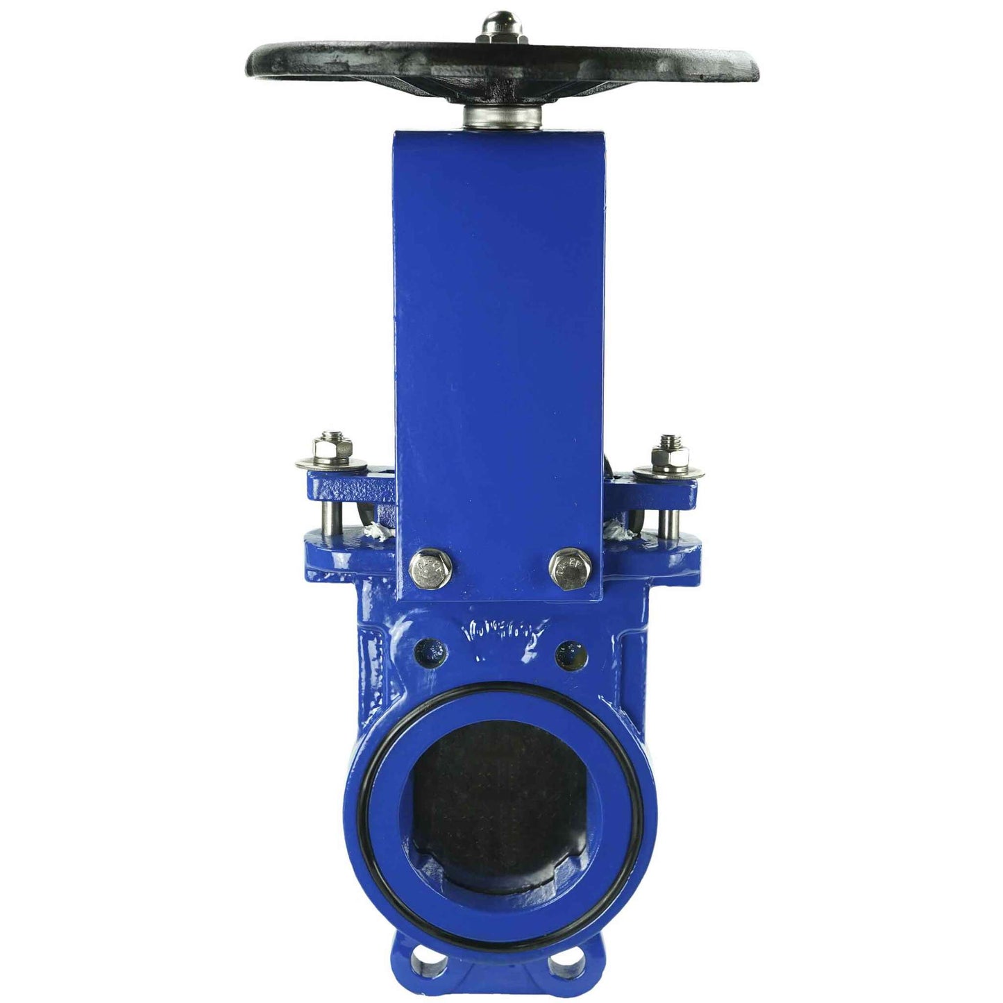 Knife gate valve DNOVA GVKN1331N-2W-Fb-S body material - cast iron GGG40, knife material - stainless steel AISI 304, seal - NBR, handwheel operated