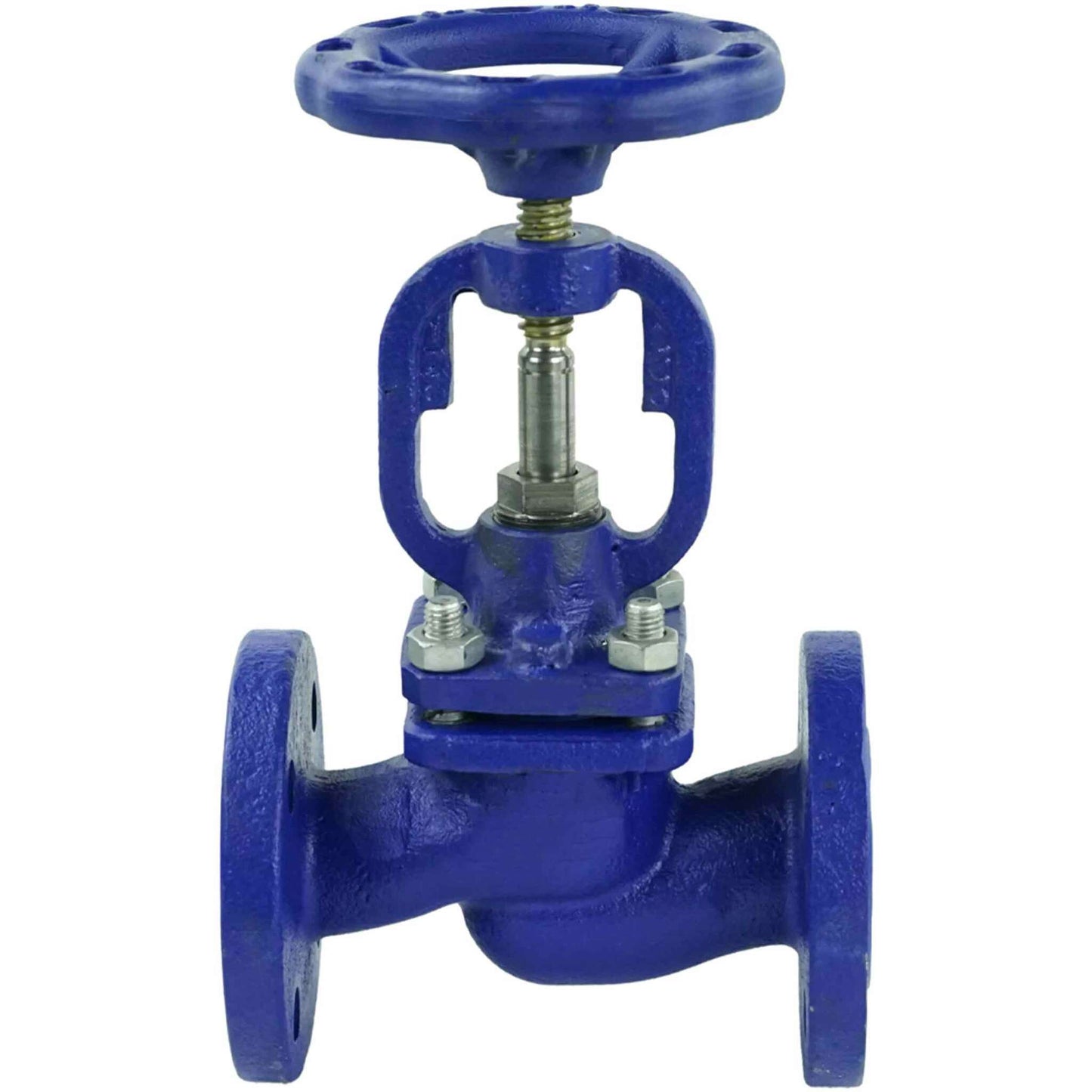 Pressure sealed stop valve DNOVA VS2130M-F-S PSI580, flanged, body material - steel GS-C25, seal - PTFE, steering wheel