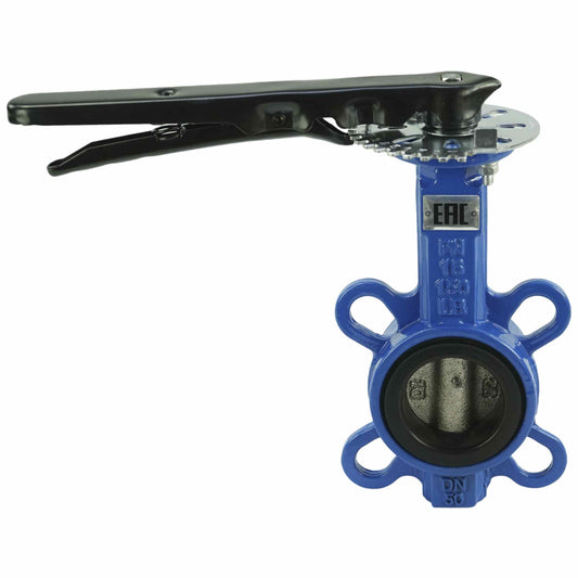 Water Butterfly Valve DNOVA WBV1432E-2W-Fb-H PN16, body material - cast iron GGG50, disk material - stainless steel 316L, seal - EPDM, handwheel operated