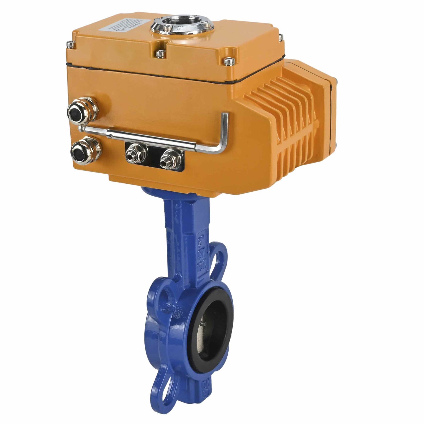 Water Butterfly Valve DNOVA WBV1332N-2W-Fb-H body material - Cast iron GGG50, disk material - Stainless steel 316L, seal - NBR with electric actuator DNOVA 380V